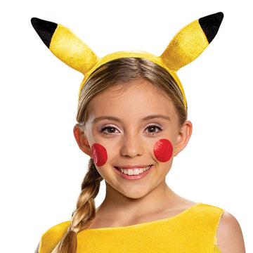 Pokemon Pikachu Costume For Girls, Deluxe Character Outfit, Kids Size Medium (7-8) Yellow