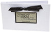 Grandparent Gifts 1St Granddaughter Brag Book White Faux-Suede Hold 32 4X6 Image