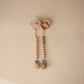 mushie 100% Silicone Baby Pacifier Clip BPA Free | Hera (Blush)