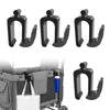 Zoucengx Wonderfold Wagon Accessories, Upgraded Multifunctional Side Hooks for Wonderfold Wagon W4 - Durable, Space-Saving Trave
