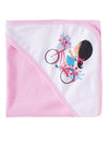 Baby Wish Ultra Absorbent And Hypoallergenic Cotton Hooded Bath Towel For Newborn Baby Boys And Baby Girls (Pink)