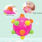 YMDLY Toys Toddler Baby Bouncing Sensory Ball - Sturdy Durable Crawling Ball Toy Fun Learning Ball Toy Two Modes Baby Music Ball