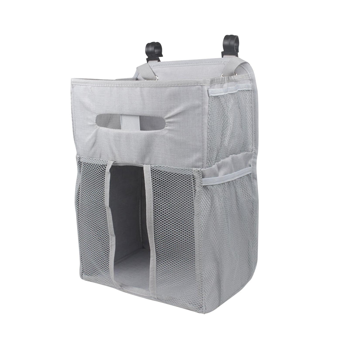 LOOM TREE Bedside Storage Bag Essentials Bag Hanging Storage Bag for Newborn Baby Wall Gray | Nursery DCo | Boxes & Storage