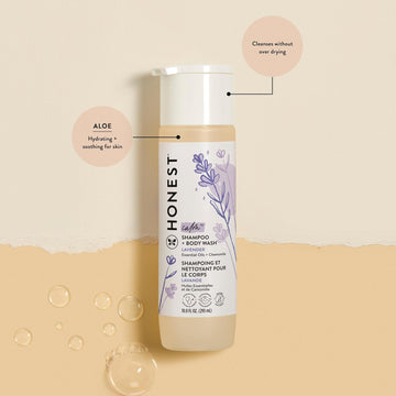 The Honest Company Silicone-Free Conditioner & 2-In-1 Cleansing Shampoo + Body Wash Duo | Gentle For Baby | Naturally Derived |