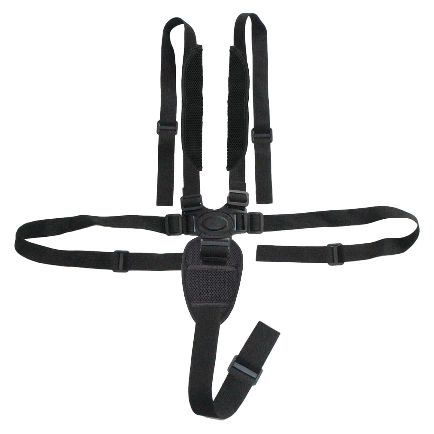 Universal 5 Point Harness Belt For Child Kid, Adjustable Harness Seat Belt Stroller For High Chair Stroller For Kids, Harness Be