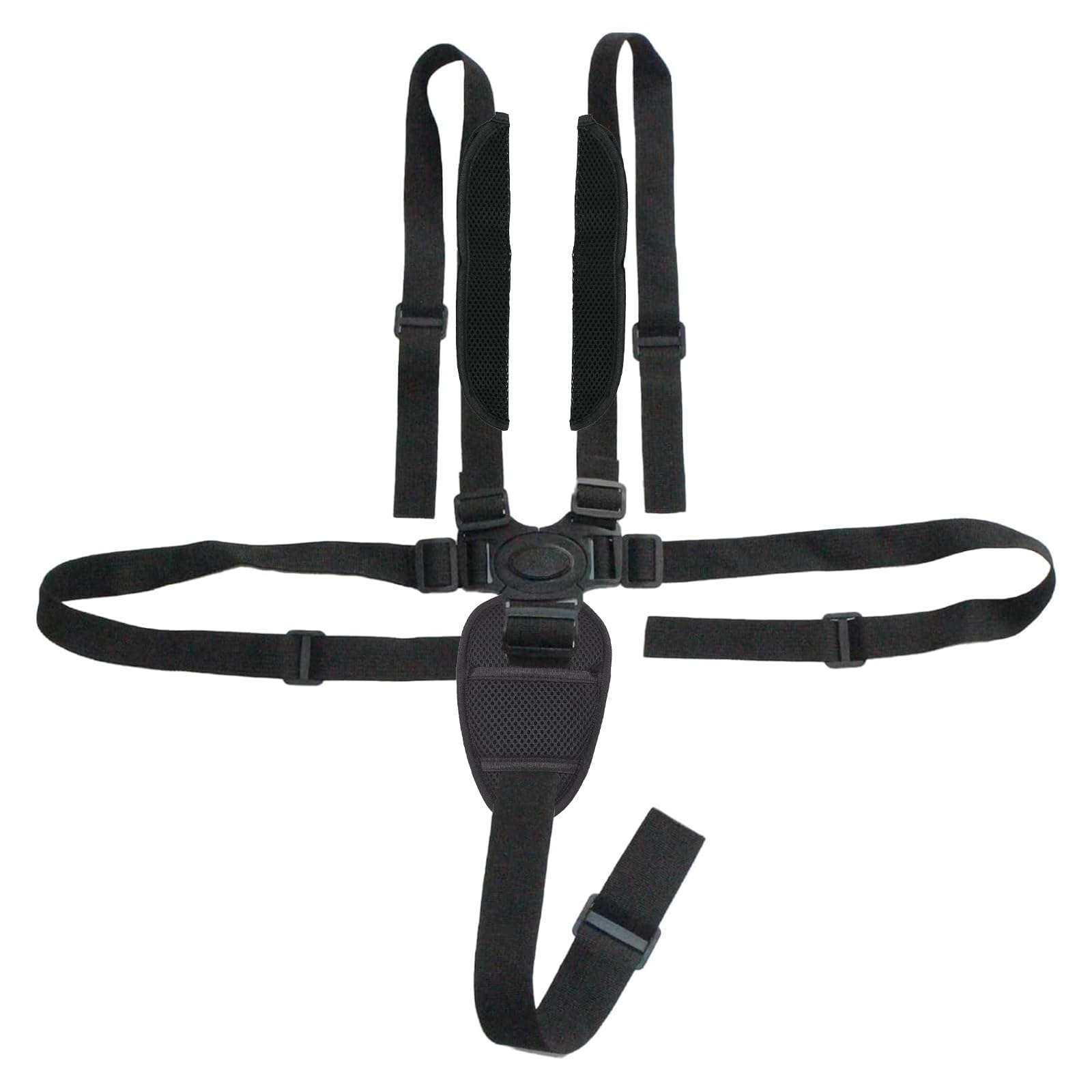Universal 5 Point Harness Belt For Child Kid, Adjustable Harness Seat Belt Stroller For High Chair Stroller For Kids, Harness Be