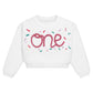 Baby Girls Boys First Birthday Outfit One Embroidery Sweater Knitted Pullover Oversized Sweatshirt Knitwear One Year Old Party C