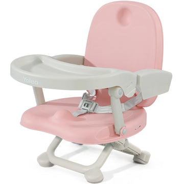 Yoleo High Chairs For Babies And Toddlers, Booster Seat For Dining Table With 4 Level Height Adjustable, Travel High Chair Foldi