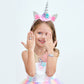 Unicorn Princess Dress Up Clothes For Little Girls - Costume, Jewelry And Headband (8-9 Years, Unicorn Princess 1)