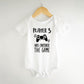 Bump And Beyond Designs Baby-Boys Funny Gamer Pregnancy Announcement For Dad And Grandparents Gift Leotard White, 0-3 Months