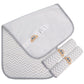 Bluesnail Ultra Soft And Absorbt Quilted Waterproof Changing Pad Liner 3Pk (Gray)
