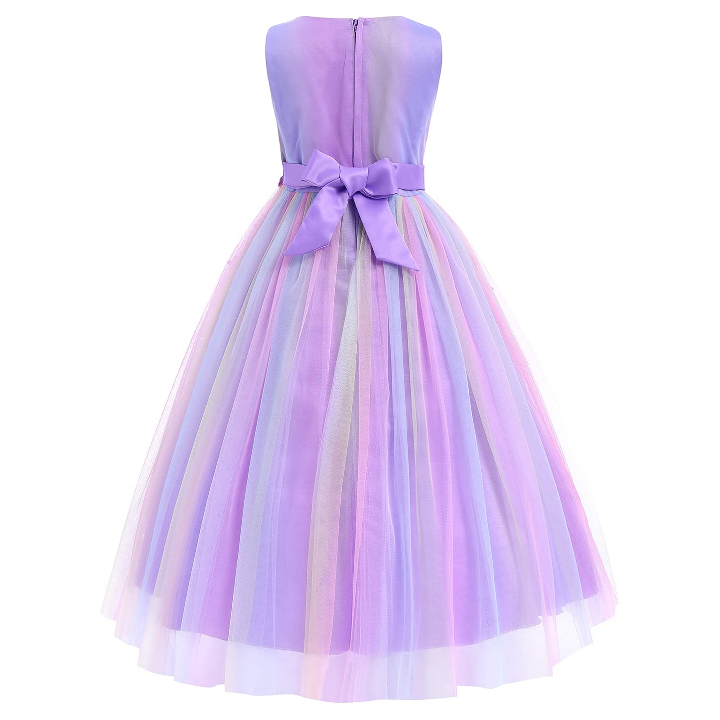 Toddler Baby Girls Flower Festival Carnival Christmas Halloween Formal Dress Father'S Day Mother'S Day Puffy Tulle Dance Sundres