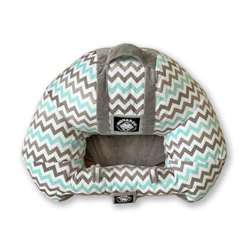 The Original Hugaboo Infant Sitting Chair | 2Nd Edition | Blue Chevron
