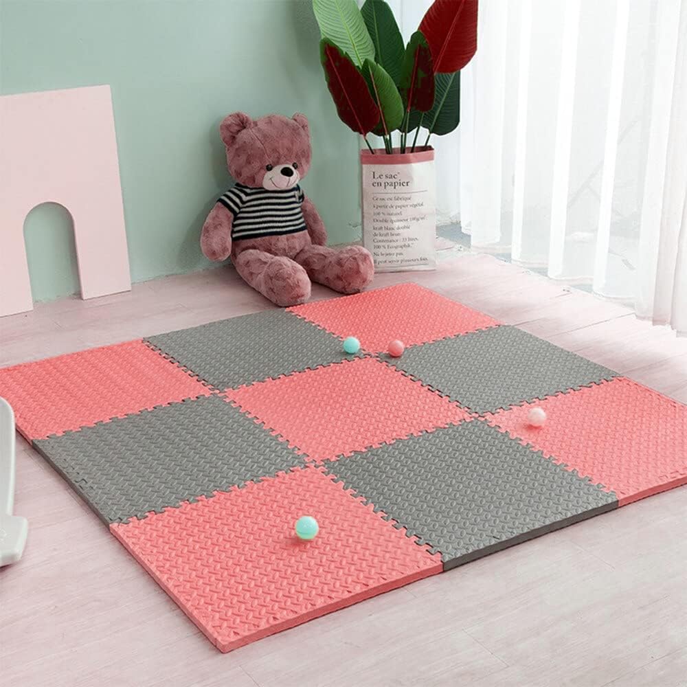 Signatron 8 Tiles  32 Sqft, Kids Puzzle Exercise Mat With Eva Foam Interlocking Tiles Play Mats And Protective Flooring For Off