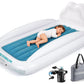 CHERIMOR Toddler Air Mattress with Electric Pump, Inflatable Toddler Travel Bed with Safety Sides, Portable Kids Blow Up Mattres