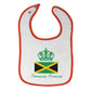 Toddler & Baby Bibs Burp Cloths Princess Jamaican Princess Crown Countries Cotton Baby Items For Baby Girl & Boy White Orange De