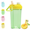 Kerilyn 12Oz Kids Water Bottle With Straw Leak-Proof Toddler Water Bottle Plastic Water Bottles Bpa-Free Toddler Straw Cups With