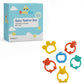Babygo Animal Shape Baby Teething Rings | BpaFree Silicone Toy Set With Nipple Teethers For Infants & Newborns | Organic Gum So