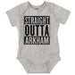 Brisco Brands Straight Outta Superhero Baby Romper Boys or Girls
