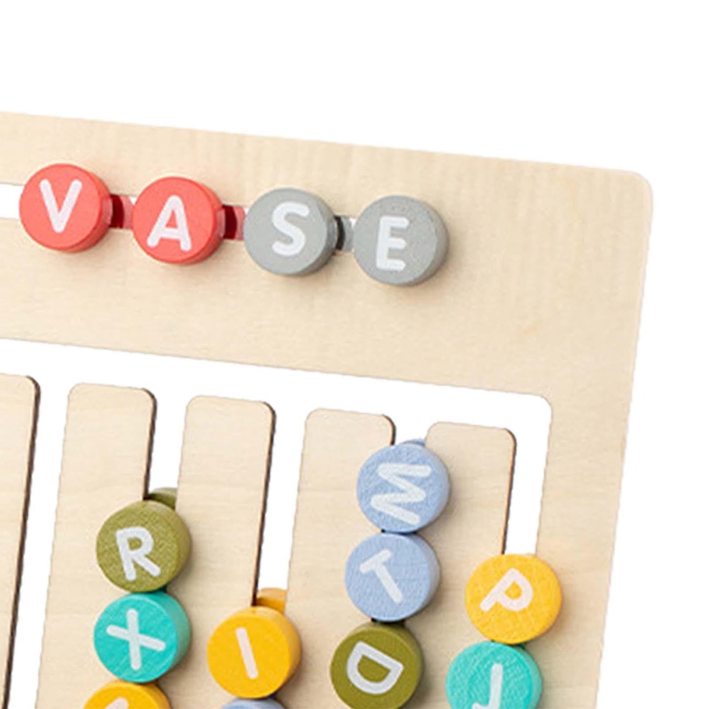 ATORSE Wooden Maze Matching Letter Spelling Game Gifts Boys Girls Kids Slide Puzzle|Baby | Toys for Baby | Developmental Baby To