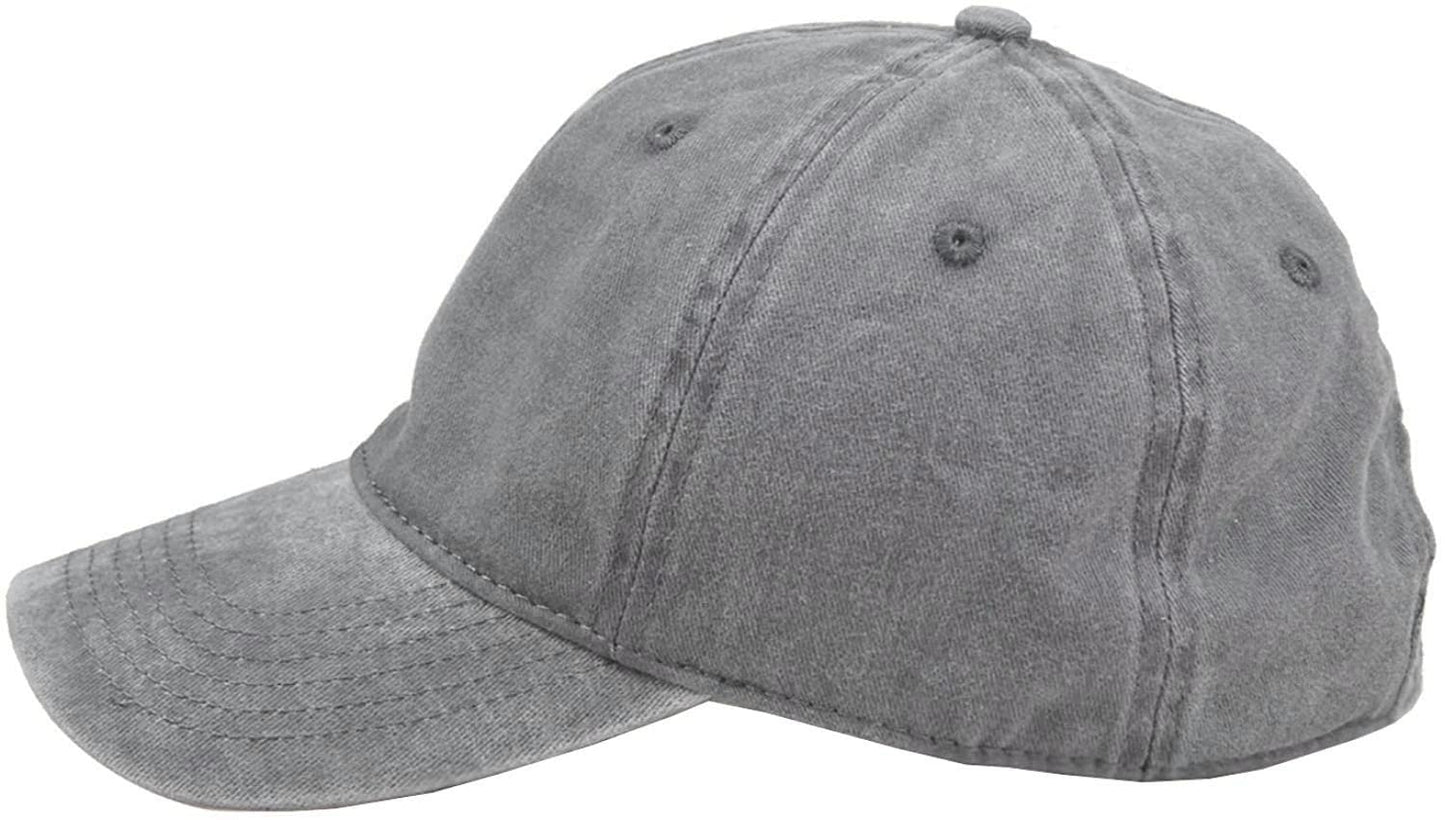 Utowo Kids Baseball Hat For Boys Distressed-Washed Cotton Baseball Cap For Toddlers
