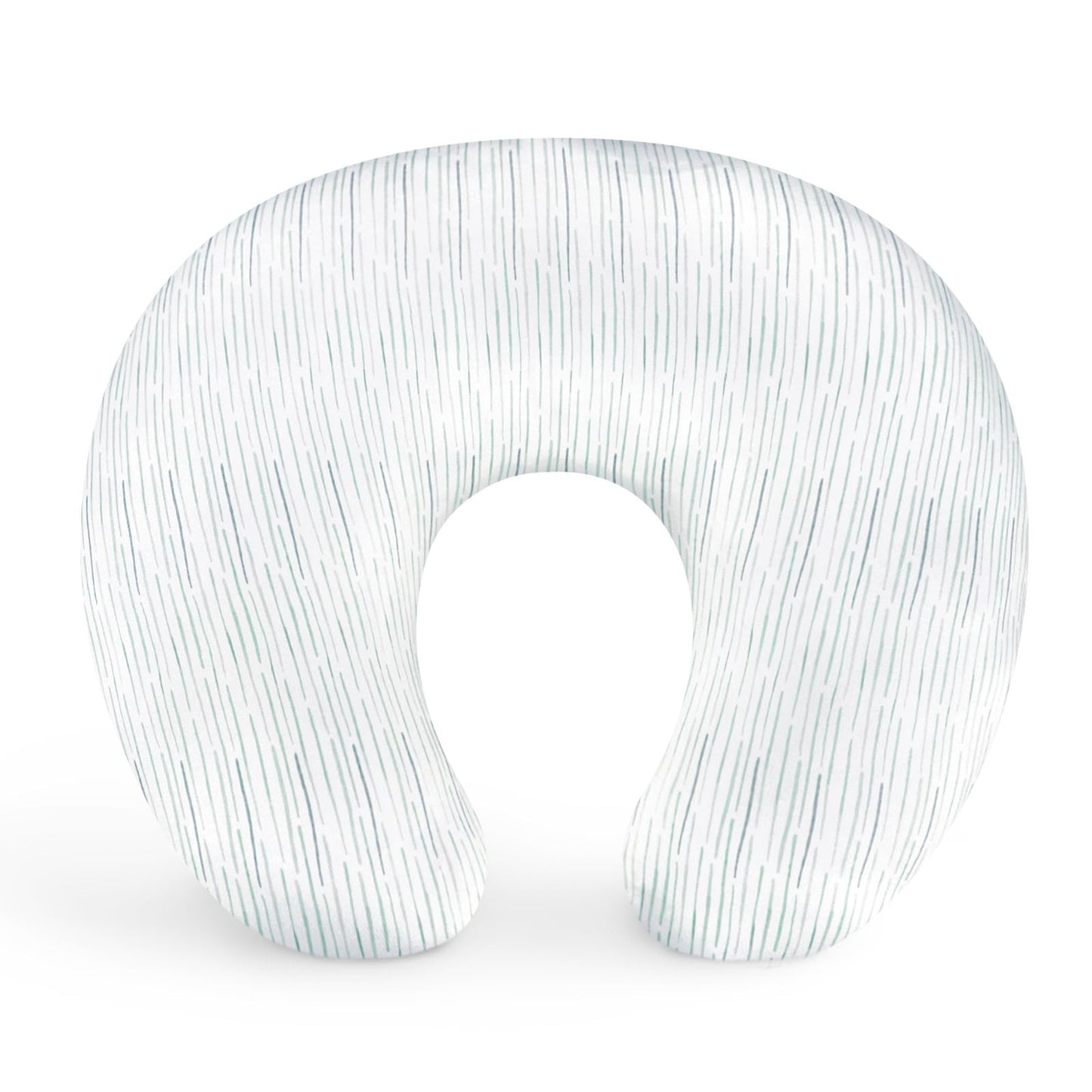 Pea Pod Striped Nursing Pillow Cover Breastfeeding Pillow Slipcover For Moms Soft Breathable Organic Knit Fabric Newborn Infant