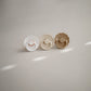 Frigg Daisy Natural Rubber Baby Pacifier | Made In Denmark | Bpa-Free (Croissant/Portobello, 6-18 Months) 2-Pack