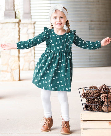 Rufflebutts Girls White Footless Ruffle Tights - 0-6M