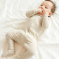 Vaenait Baby Toddler Boys Girls Solid Footie Pajama Cozy Modal Ivory 24M