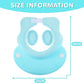Baby Shower Cap Baby Hair Washing Bath Cap Safe Silicone Protection Bath Cap Soft Adjustable Visor Hat For Protector Head Eye Ea