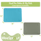 Weesprout Silicone Suction Placemats For Babies, Toddlers & Kids, Durable Food Grade Silicone With Non-Slip Suction, Raised Edge