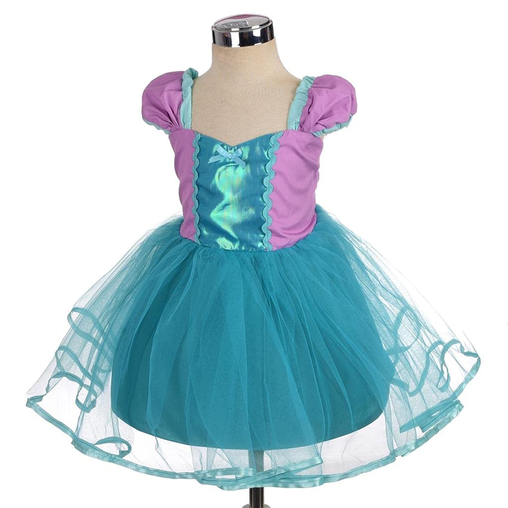 Dressy Daisy Princess Mermaid Costumes Birthday Fancy Party Dresses Up for Baby Girls with Accessories Size 6-12 Months 108