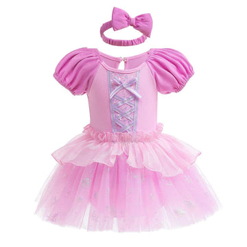Myrisam Baby Girls Sofia The First Princess Birthday Romper Tutu Dress Christmas Halloween Costumes W/Headband