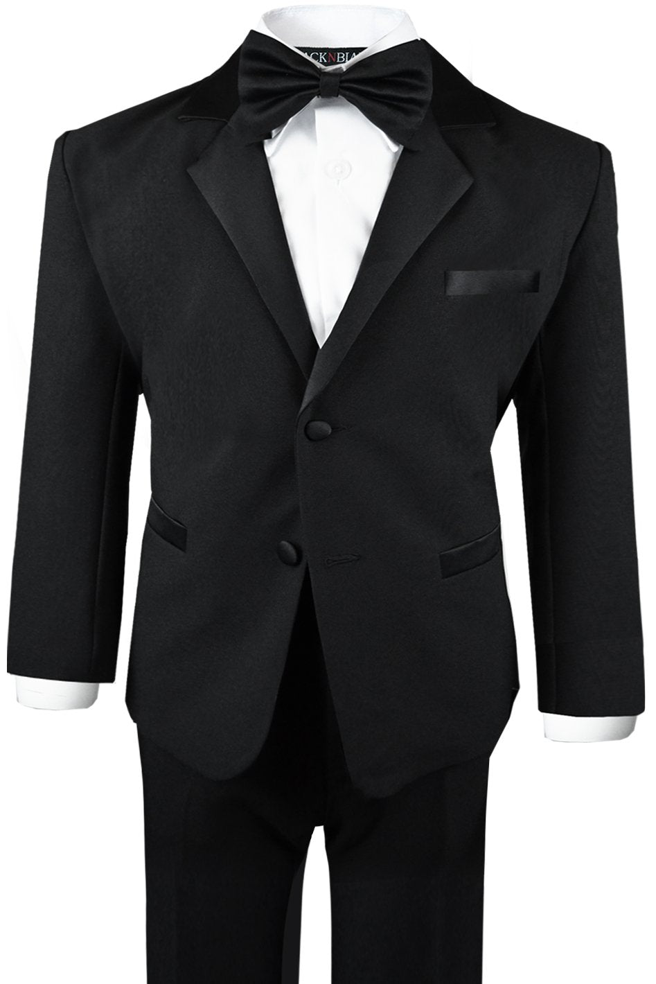 Black N Bianco Boys Infant And Toddlers Black Tuxedo Size 3T