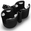 Accmor Stroller Cup Holder With Phone Holder, Universal Cup Holder For Uppababy Nuna Doona Strollers, 2-In-1 Bottle Phone Holder