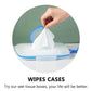 Healeved On- The- Go Wipes Dispenser Baby Wipe Holders Travel Stroller Box Refillable Container For Car Bathroom Living Room Pou