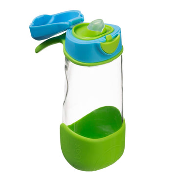 B.Box 15Oz Sport Spout Bottle: Kids Water Bottle With Durable Tritan. Silicone Spout With Flip Top Lid, Leak Proof, Spill Proof,