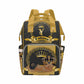M Yescustom Personalized Baby Diaper Bags For Women Men, Custom Golden Black Prince Backpack Customized Nappy Mommy Bag Backpack