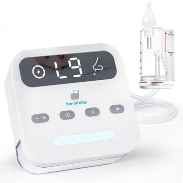 Termichy Electric Baby Nasal Aspirator: Automatic Nose Sucker for Stuffy Nose Toddlers - Adjustable Baby Nose Suction with 9 Suc