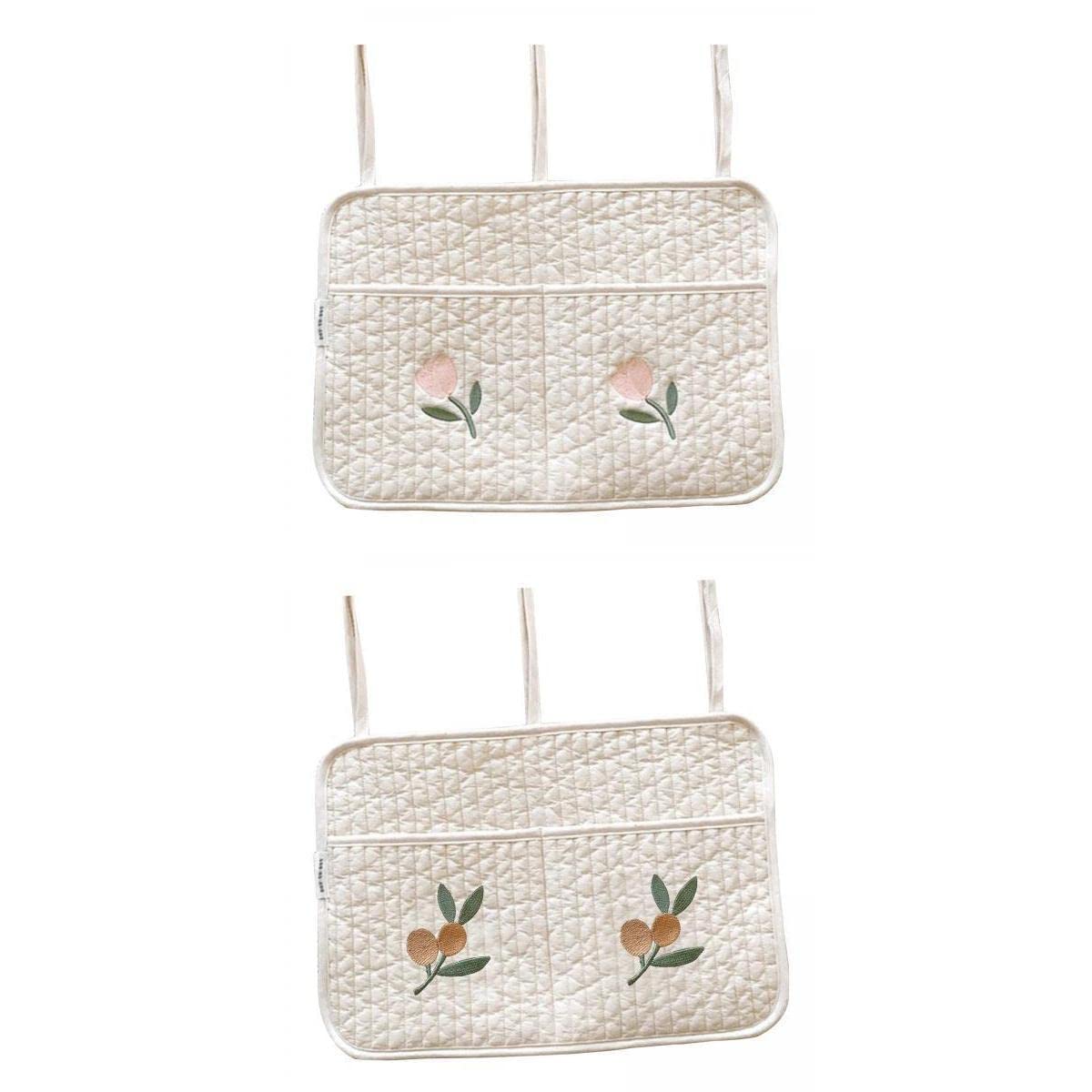 BNF2X Baby Diaper Bag Hanging Storage Pouches for Bed Bibs Hanging Diaper Large|Baby|Strollers & Accessories|Stroller Accessorie