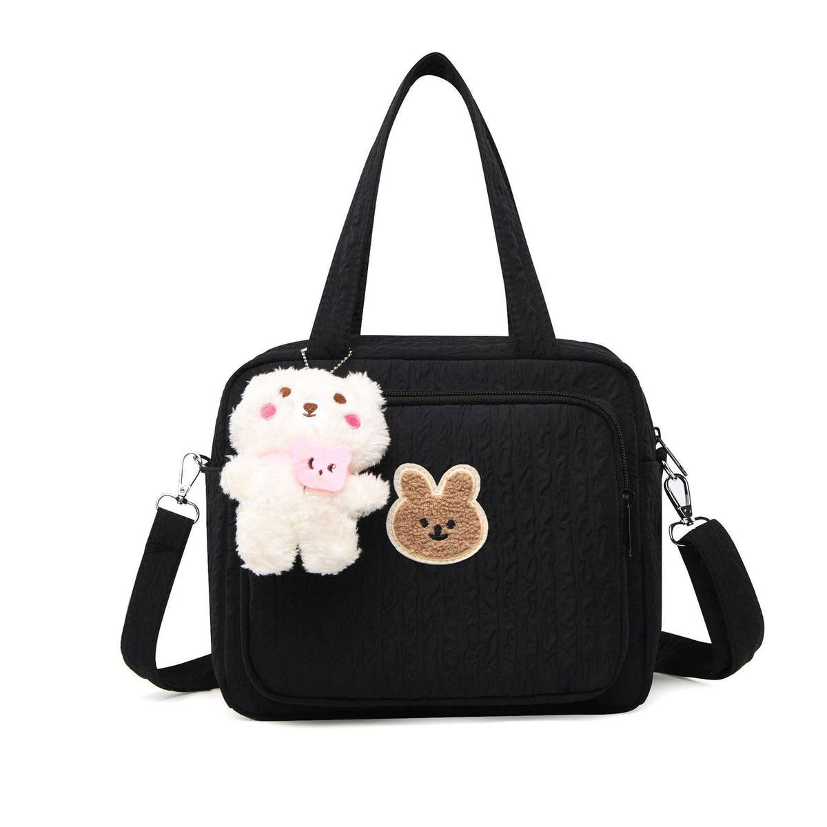 Balakaka Cute Cartoon Baby Changing Backpack for Women, Nappy Bag for On the Go with Handle and Zip, Insulated and Cooled Portab