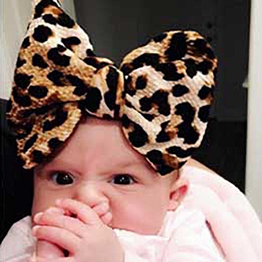 Ybshin Baby Girl Nylon Headbands Yellow Bow Knot Headband Floral Elastic Turban Nowborn Headwraps Infants Girl Headscarfs Toddle