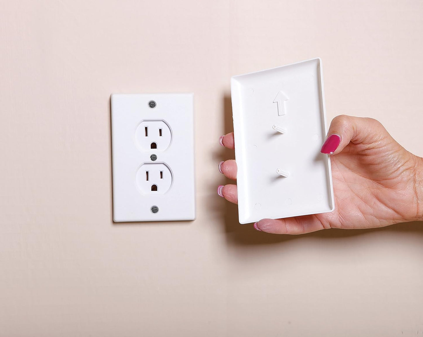 Dreambaby Coverplug Paintable Outlet Plug Cover For Baby Safety -Electrical Wall Plate Socket Guard Protector- Baby Proof Outlet