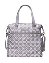 Sarah Wells Lizzy Breast Pump Bag - Compatible With Spectra, Medela, And More - Insulated Cooler Pocket (Grey)