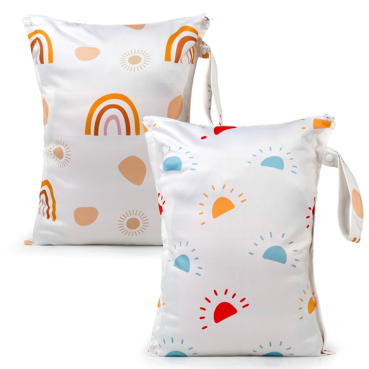 eaxin Waterproof Wet bags for Baby,Travel,Swim Suit,Cloth Diapers,Pump Parts,Pool,Beach,Gym Clothes,Toiletry,Hook to Stroller,Da