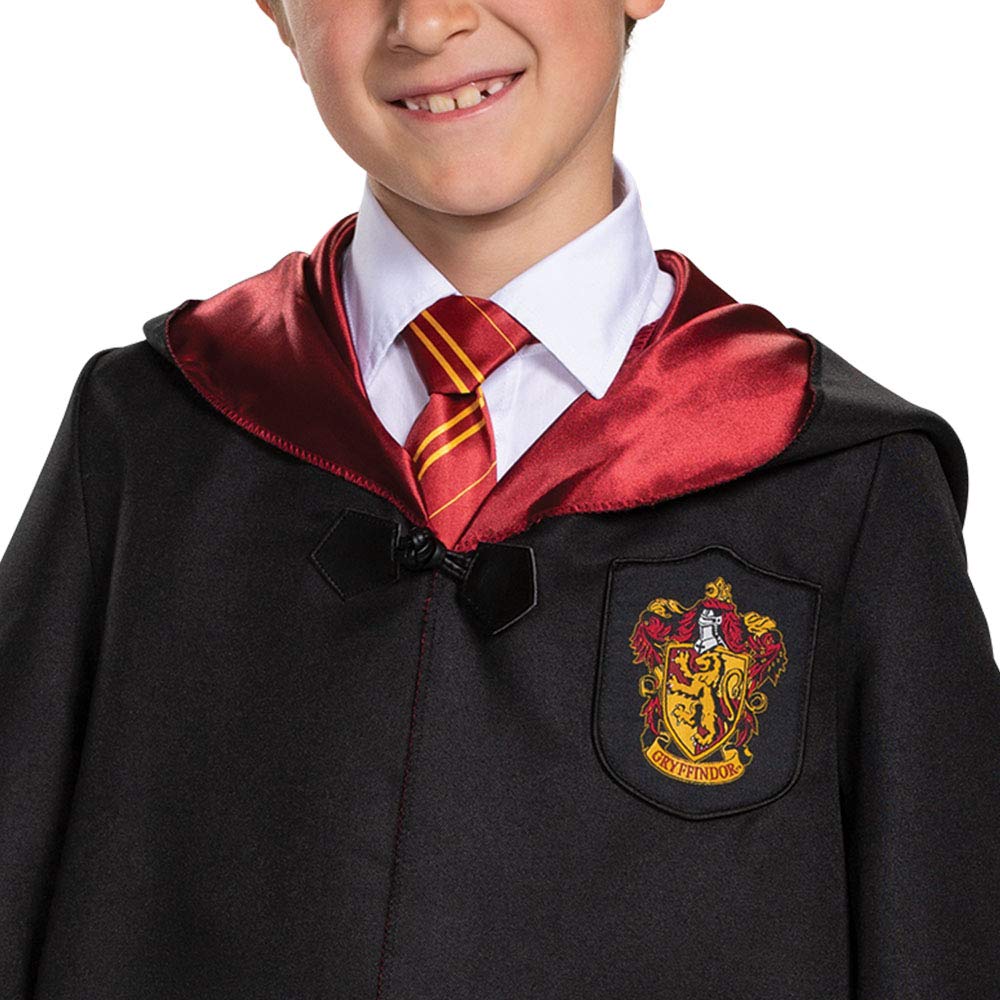Disguise Harry Potter Gryffindor Robe, Official Hogwarts Wizarding World Costume Robe, Deluxe Kids Dress Up Accessory, Child Siz
