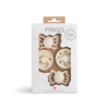 FRIGG Babys First Pacifier - Moonlight Sailing 4-Pack | Made in Denmark | BPA-Free (Cream, 0-6 Months)