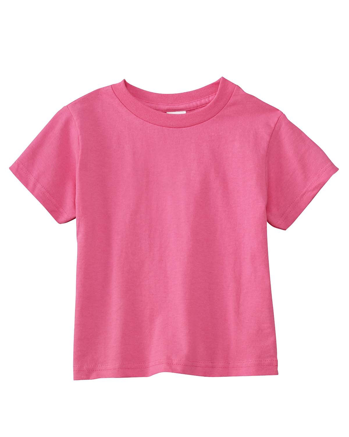 Rabbit Skins 5.5 Oz. Jersey Short-Sleeve T-Shirt (Rs3301) Raspberry, 5-6
