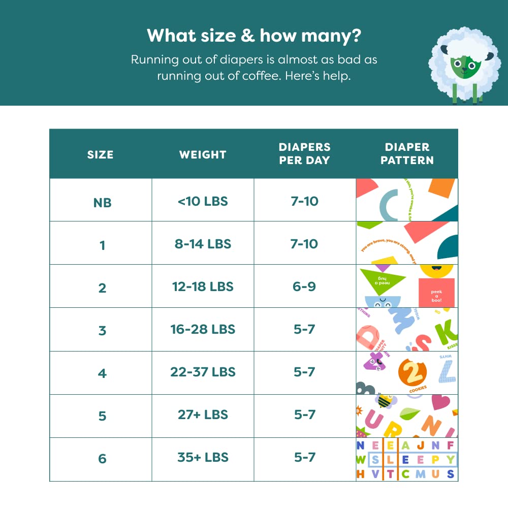 Babyganics Size 2, 152 Count, Absorbent, Breathable, Triple Dry Protection Diapers
