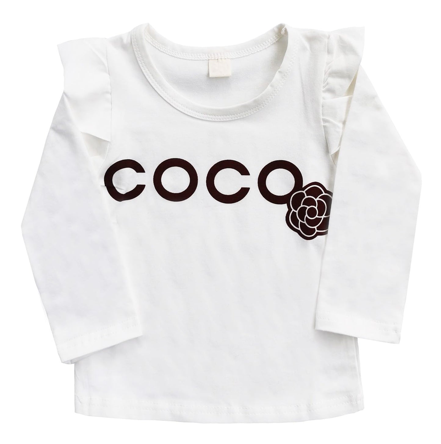 Chumhey Baby Pant Set,Toddler Overall Set,Little Girl Overall Shirt Cute Cartoon Bunny,3-4 Years